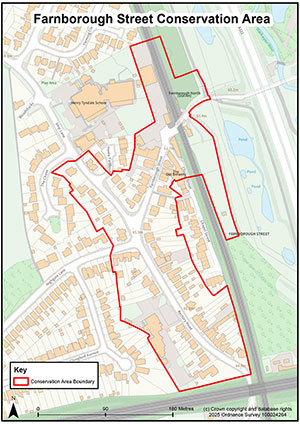 Farnborough Street Conservation Area map