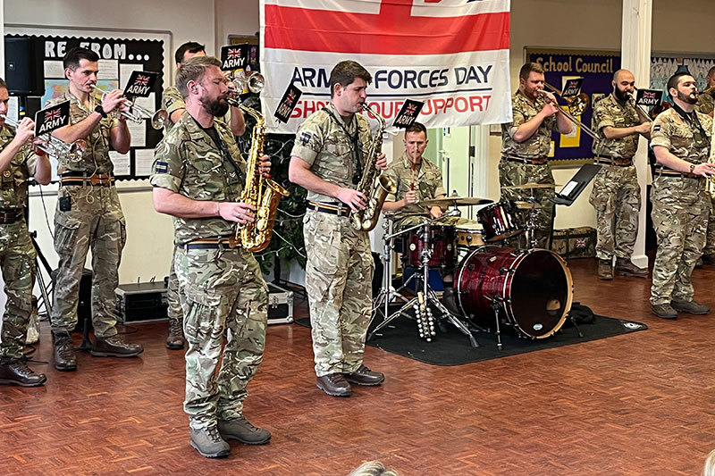 Military Band Performing