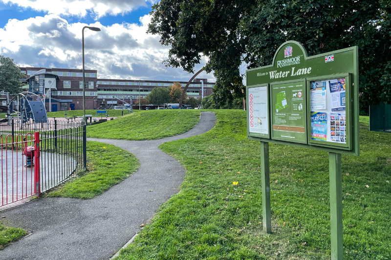Water Lane Noticeboard