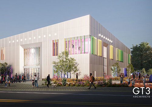 Artist's impression of the new Farnborough Leisure Centre