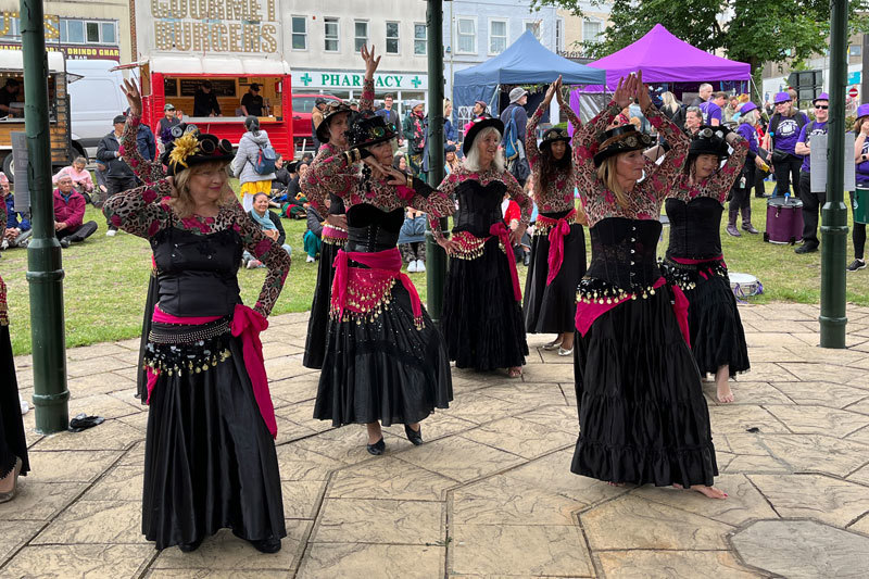 Dancers In The Bandstand
