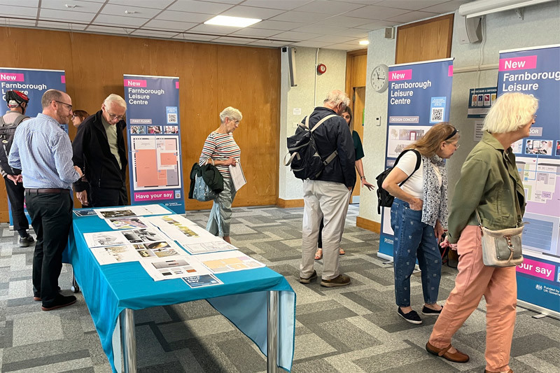 Farnborough Leisure Centre Public Drop In Session At The Council Offices