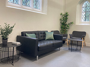 Chapel waiting room