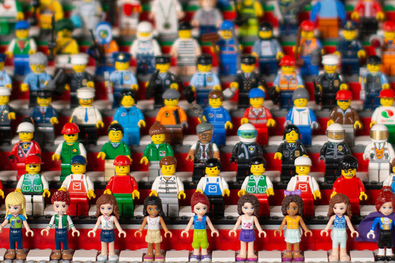 Lego And Other Plastic Figures