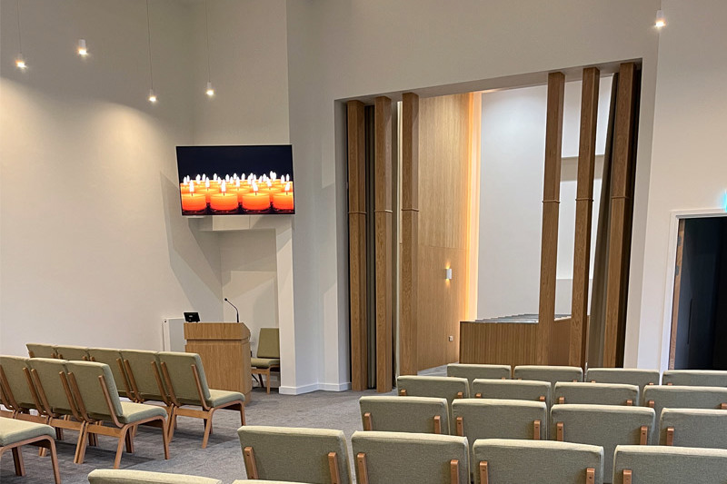 Aldershot Crematorium Refurbished Chapel