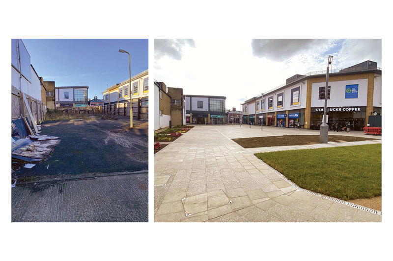 The Landing Before And After