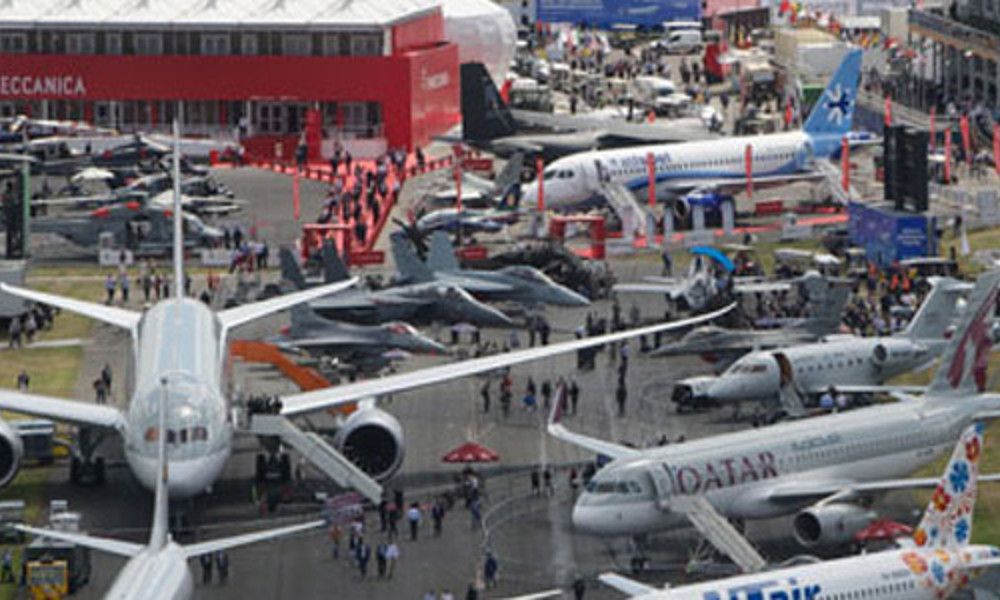 Aerial view of the 2014 show