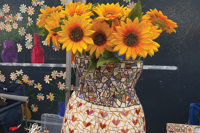 Sunflower Vase